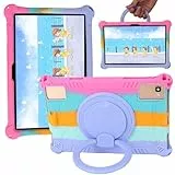 Ytaland Silikon Universal 10 Zoll Tablet Hülle für Blackview Tablet/HotLight Tablet/TECLAST Tablet,Cover Case Tablet für OSCAL/Lville/Keenlove/BENEVE/TPZ/Oangcc/HiGrace/Azeyou (Buntes Rosa)
