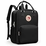 KALIDI Rucksack/Daypack Rucksack Mädchen Jungen & Kinder Damen Herren Schulrucksack mit laptopfach für 15 Zoll Notebook (U-Schwarz)