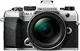 OM SYSTEM OM-5 Mark II Micro Four Thirds Systemkamera Inkl. M.Zuiko Digital ED 12-45 mm PRO Objektiv, 20 MP Live MOS-Sensor, 5-Achsen-Bildstabilisierung, IP53-Wetterschutz, Handheld HighRes Shot 50 MP