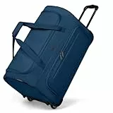 REDOLZ große M Trolley-Reisetasche mit Rollen 61 cm | 71 Liter | für Männer & Frauen (Duffle Essentials)
