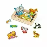Melissa & Doug - Magnetische Holztiere, 20 Tiere, Für Kinder ab 2 Jahren - FSC zertifizierte