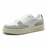 DREAM PAIRS Herren Sneaker Walkingschuhe Schuhe Tturnschuhe Herrenschuhe,Size 43,Weiss/Grau/Schwarz,DMUMFN2501