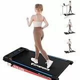 CITYSPORTS Laufband mit Steigung,  Walking Pad mit 11 %–14 % Neigung, LED-Anzeige & Lichteffekt, 1–6 km/h, Laufband für Zuhause & Büro mit Fernbedienung (Blue)