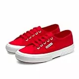 Superga Unisex 2750 COTU Classic Turnschuhe, Rot Red White, 39 EU