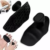 Frundoo Anti Slip Workout Grips, Griffhilfen für Kraftsport, Ergonomische Gummi Gym Grip, für Klimmzüge, Crosstraining, Gewichtheben, Gymnastik, Fitness Zubehör (Schwarz)