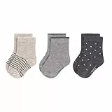 LÄSSIG Unisex Kinder- und Babysocken 3er Set/Grey Größe 23-26