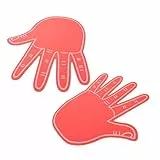 LOORGVEL 2 Stück Jubelhandschuhe aus Eva mit Einzigartigem Fünf Finger Design für Cheerleading und Sportveranstaltungen Bequem und Vielseitig Einsetzbar bei Feierlichkeiten