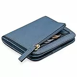GAEKEAO Geldbörsen Portemonnaie Damen klein mit RFID-Schutz, Mini Kurzer Geldbeutel Frauen Leder mit Zipper Brieftasche, Weich Bequem Süß Münzfach