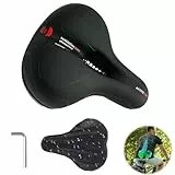Tyafzzn Premium Fahrradsattel,Bequem Weich Memory Foam Ergonomisch Stoßdämpfend Atmungsaktiv Fahrrad Sattel,Sattel für Damen Herren Kinder, Trekking Rennrad City MTB e-Bike Fahrrasattel