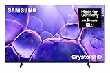 Samsung Crystal UHD U8079F 4K 55 Zoll (138 cm) LED Fernseher, Crystal Prozessor 4K, MetalStream Design, SmartThings, AI Upscaling, Gaming Hub, Knox Security, Kostenlose Inhalte, Smart TV