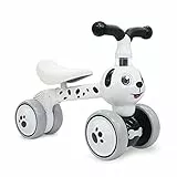 XIAPIA Kinder Laufrad ab 1 Jahr Lauflernrad für 10-36 Monate Baby, TÜV geprüft Erst Rutschrad Fahrzeug Geschenke für Jungen/Mädchen Kleinkind Spielzeug (Dalmatiner)