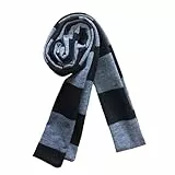 WLNEXT Modischer Unisex-Schal mit Regenbogen-Streifen-Design Punk Langer dünner Schal Vielseitiger Schal für alle Altersgruppen Hellgrün Weiß, dunkelgrau, 4x180CM