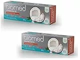 BIOMED Super White Fluoridfreie Coconut Oil Toothpaste, 99% Natural Ingredients, Sparset 100g x 2