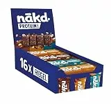 Nākd. Protein Variety Pack | Protein-Riegel | 7g Pflanzliches Protein | 100% Natürliche Zutaten | Ohne Zuckerzusatz | Vegan | 16 x 45g | 720g