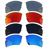 Acefrog 4 Paar polarisierte Ersatzgläser für Oakley Flak 2.0 XL OO9188 Sonnenbrille, perfekte Passform, bruchsicher,kratzfest, Value Pack