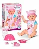 BABY Born Emma - 43 cm Large Baby Doll - 10 Functions incl. Accessories & Romper - Works Completely Without Batteries - Suitable for Children from 3 Years