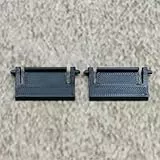 ULEIVA 1 Paar (2 Stck) Ersatz Tastaturfüße Schwarz kompatibel mit Sharkoon Skiller SGK3 RGB Tastatur Ersatzteil Tastaturständer Füße Keybord