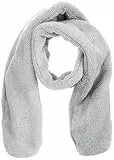 Playshoes Unisex Kinder Fleece-Steckschal Winter-Schal, grau Kuschelfleece, one size