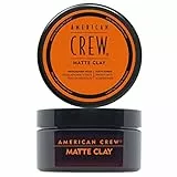 AMERICAN CREW – Matte Clay, 85 g, Stylingclay für Männer, Haarprodukt mit mittlerem bis starkem Halt, Stylingprodukt für optimale Formbarkeit, Struktur & mattes Finish
