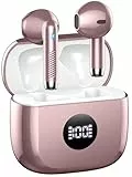 Wireless Earbuds, Bluetooth 5.4 Kopfhörer Deep Stereo In Ear Ohrhörer mit ENC Noise Cancelling Mikrofone, 40H Wiedergabe Ohrstöpsel mit Mini-Hülle, IP7 Wasserdichtes Headset mit LED-Anzeige, USB C