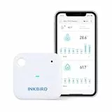 INKBIRD IBS-TH3 Indoor WLAN Thermometer Hygrometer mit APP Steuerung, zuverlässige Messung von 20℃ bis 60℃ für Zuhause, Büro, Gewächshaus, Reptilien, Weinkeller