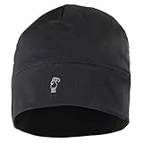 ALPIDEX Running Mütze Sportmütze Laufmütze Damen Herren Funktionsmütze One Size Thermo Kopfbedeckung Radfahren Winddicht Atmungsaktiv Skull Cap Fahrrad Unterziehmütze Unisex, Farbe:Black
