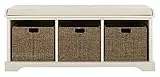 Safavieh Modern Innen Bank, Weiß, 120 x 41 x 50