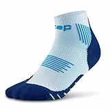 CEP - Kurze Laufsocken mit Kompression für Damen, Core 5.0 Low Cut, Größe III/M / 37-40, ice/blau
