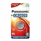 Panasonic Lithium Knopfzelle CR2025L/1BP Einwegbatterien