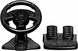 Speedlink Darkfire Lenkrad für PC/PS3 (Vibrationsfunktion, 12 digitale Tasten, Schaltwippen, Lenkbereich von 220 Grad)