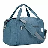 Narwey Ryanair Handgepäck 40x30x20, Klein Sporttasche Faltbare Reisetasche Handgepäck Tasche Flugzeug für Damen, Travel Bag Weekender Herren 20L (Navy blau)