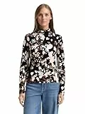 TOM TAILOR Denim Damen 1043068 Longsleeve T-Shirt, 38387-Abstract Print, M