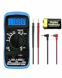 Villageboom Multimeter Digital, Voltmeter, Strommessgerät, Batterietester, blau - Jeder Kauf finanziert afrikan. Solarprojekte