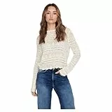Jacqueline De Yong Damen Jdysun Lay L/S Boatneck Pullov. KNT Noos Strickpullover, Eggnog, S EU