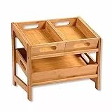 Kesper | Küchenregal, Material: Bambus, Maße: 39,5 x 26 x 35,5 cm, Farbe: Braun | 58851 13