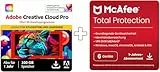 Adobe Creative Cloud All Apps Students & McAfee Total Protection 2026 | 6 Geräte |12 Monate | Digitaler download | Aktivierungscode per Email