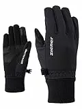 Ziener Jungen Handschuhe Lidealist Ws Junior Gloves Multisport Funktions- / Outdoor-handschuhe | Winddicht, Atmungsaktiv, schwarz (black), 7