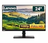 Lenovo ThinkVision T24m-29 24 Zoll Business Computer Monitor, Desktop Gaming Monitor, Full HD (DisplayPort - HDMI - USB-C - Lautsprecher - USB-HUB - VESA), PC Bildschirm, schwarz (Generalüberholt)