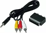TechniSat Klinken-Cinch/SCART Adapterset für TechniSat Receiver (passend zu TECHNISTAR S5, TECHNISTAR S6, DIGIPAL T2 DVR, DIGIT S3 DVR und weiteren Geräten) schwarz