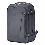 ECOHUB Rucksack 40x20x25 Ryanair Handgepäck 13 Taschen Reiserucksack Flugzeug Carry-ons Wasserdichter Rucksack Damen Klein PET-Recycelte Umweltfreundliche 20L, Patentiert(Dunkelgrau)