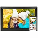 64 GB Digitaler Bilderrahmen mit 15,6-Zoll 1920 * 1080HD, automatischer Drehfunktion, WLAN Digitaler Bilderrahmen, Aufhängemöglichkeit sowie sofortiger Übertragung von Fotos und Videos aus der Ferne