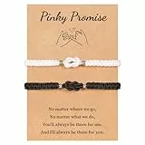 VU100 Partner Armbänd Pärchen Armband Geschenk für Paar Armbänd Kabbalah Glücks Amulett Armband Valentinstag Weihnachten Geburtstag Geschenk für Freund Freundin Ehemann Frau Familie Freunde