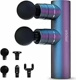 arboleaf Massagepistole kraftvolles Massage gun: Muskel Massagegerät Tiefengewebe bis zu 3200U/min für Doppel-Entspannung mit 5 Stufen und 5 austauschbare Massageköpfen, USB C