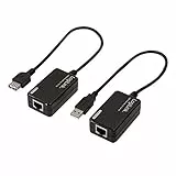 LogiLink UA0021D - USB 2.0 Extender (Verlängerung über RJ45 Kabel) bis zu 60 m