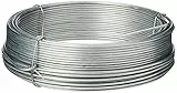 Merriway BH00326 1,6 mm x 30 m Verzinkter Gartendraht, Weiß