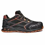BASE Protection Herren K-step Sicherheitsschuhe, Black Orange, 44 EU