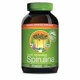 Nutrex, Pure Hawaiian Spirulina Pulver, 454 gramm, 3000mg Spirulina je Dosis, Geschmacksneutral, Vegan, Glutenfrei, Sojafrei, GMO frei