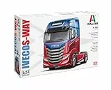 Italeri 3963 1:24 IVECO S-Way- Modellbau, Bausatz, Standmodellbau, Basteln, Hobby, Kleben, Plastikbausatz, detailgetreu, LKW Modell, Truck 1:24