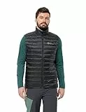 Jack Wolfskin Herren PILVI DOWN Vest M Daunenweste, Black, XL
