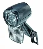 Prophete LED-Scheinwerfer 40 Lux für Fahrräder und E-Bikes, StVZO zugelassen mit Standlicht und integriertem Reflektor wasserdicht